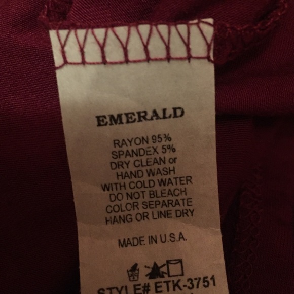 ‼️1 LEFT ‼️3X WINE SWING DRESS PLUS - Picture 3 of 3