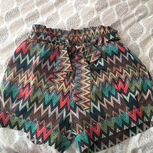 Chevron shorts