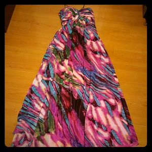 Long Beautifully colored prom dress