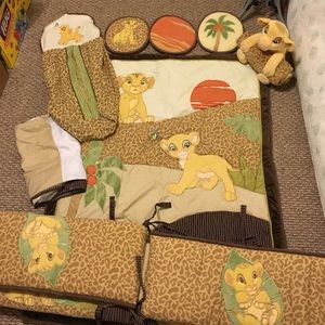 Baby lion king nursery set