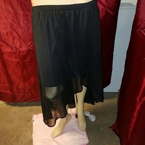 Hi-low skirt