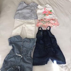 3-6 Baby girl clothes Lot