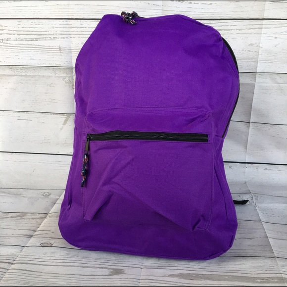 Dark purple backpack