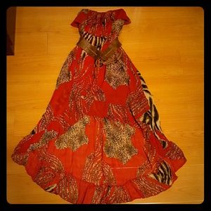 strapless summer dress