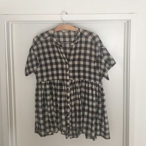 Anthropologie Tylho Gingham Shirt