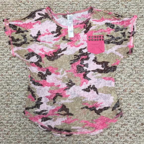 Pink Camouflage top