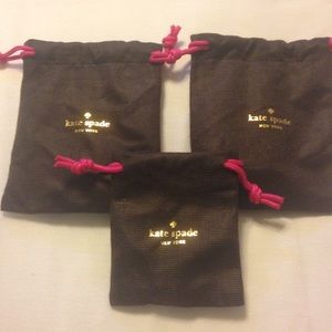 Bundle of 3 Kate Spade jewelry bags