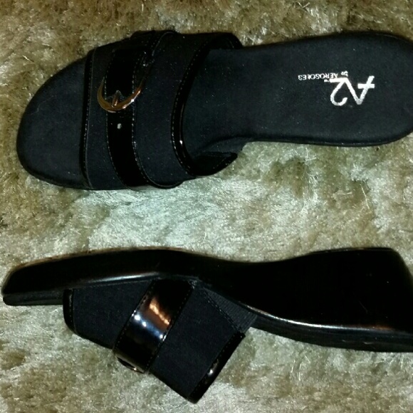 Black A2 by Aerosole Heels