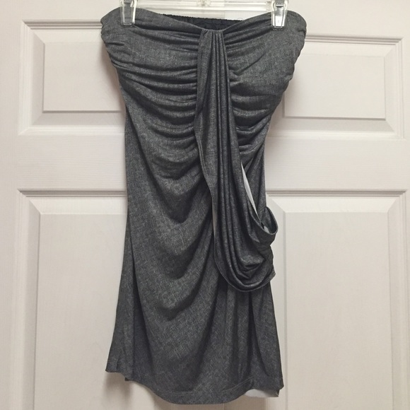 Silver Hanging Fabric Dress/Top
