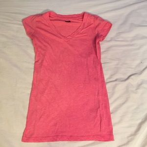 Pink v-neck