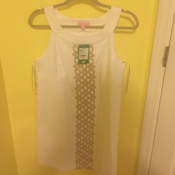 Lilly Pulitzer Jacqueline Shift Dress-Resort White