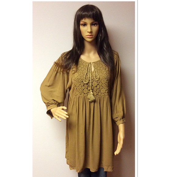❗️FINAL PRICE❗️HP🎉SWING STYLE PEASANT TOP/TUNIC - Picture 3 of 5