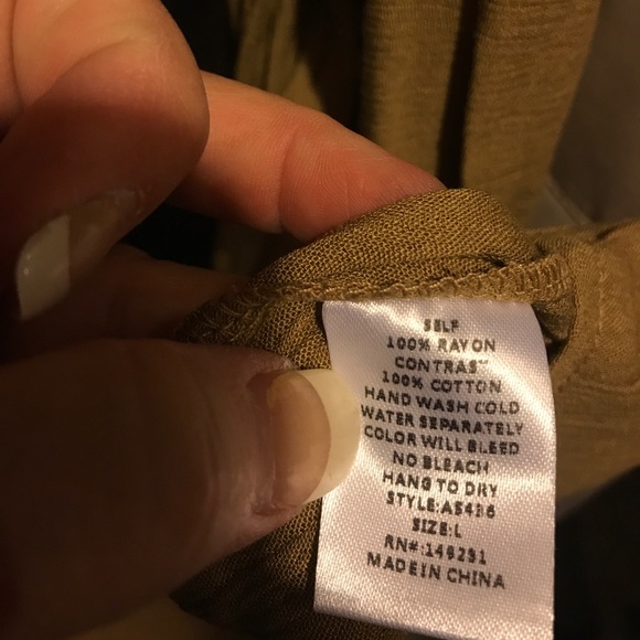 ❗️FINAL PRICE❗️HP🎉SWING STYLE PEASANT TOP/TUNIC - Picture 5 of 5