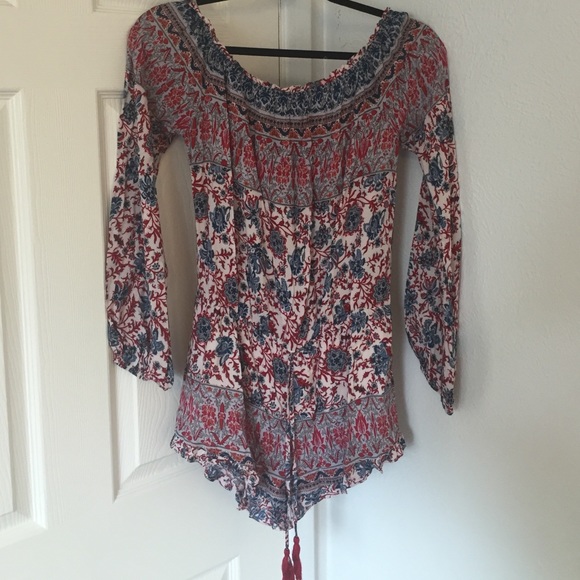 Off the shoulder romper