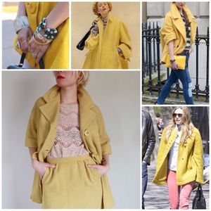 Karl Lagerfeld // vintage tweed swing jacket