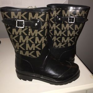Michael Kors Logo Rubber Rain Boot