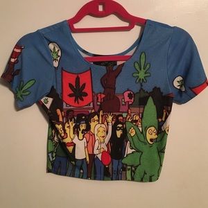 Legalize It Weed Crop Top