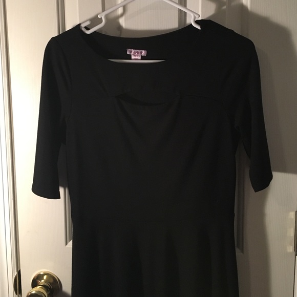 Black above the knee dress