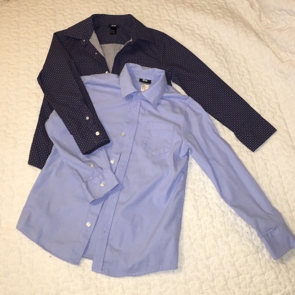 2 Boys H&M Button-up Pocket Dress Shirts