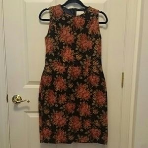 Line & Dot Floral Dress