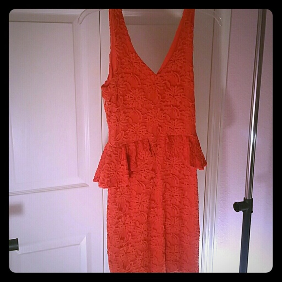Orange Charlotte Russe dress