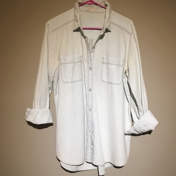 Oversized chambray shirt