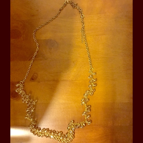 Nordstrom gold jeweled necklace