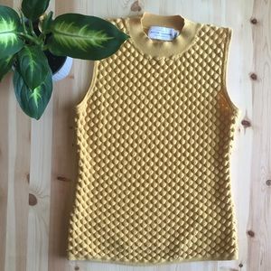 70s Style Mock Neck Tank