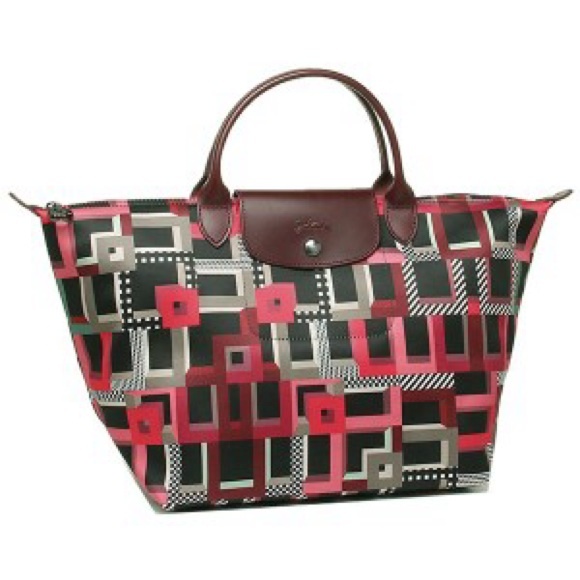 NWT Longchamp Le Pliage Tote Bag, Medium in Red