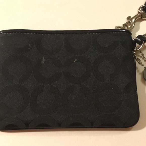 Black Coach Wristlet - authentic - Picture 2 of 3