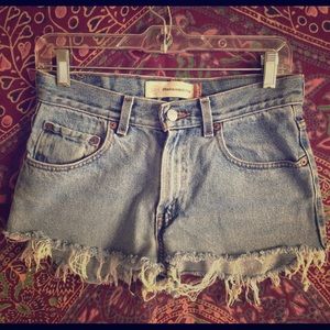 Classic Levi's Cut-Off Jean Shorts (Cheeky!)