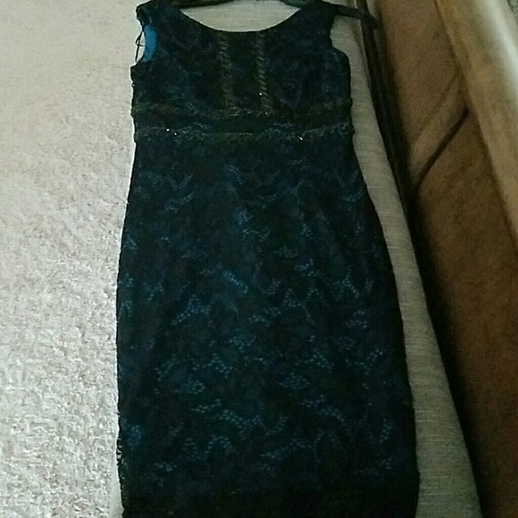 Like new black and green Sangria dress.