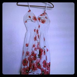 Floral Papaya Sundress