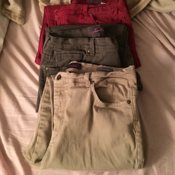 SOLD ... 2 PAIRS OF PANTS SIZE 16- 28 In LONG ,