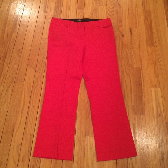 Bright Red Express Dress Pants