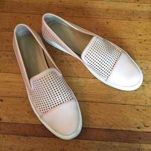 Calvin Klein Blush perforated slip on sneaker sz 7