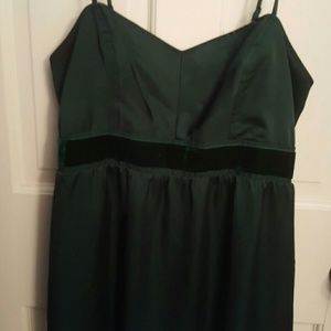 Dark Green AE short party dress.