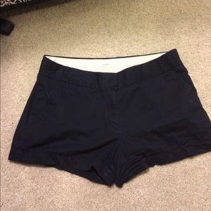 Black jcrew chino shorts