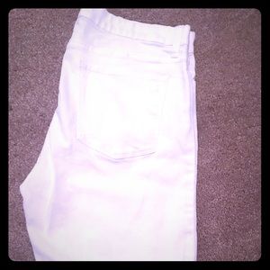 Banana Republic white jeans