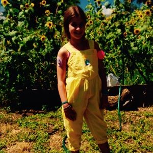 Esprit bright yellow romper NWT