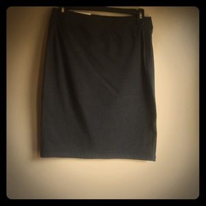 SALE ‼️Brand new with tag fitted pencil GRAY skirt