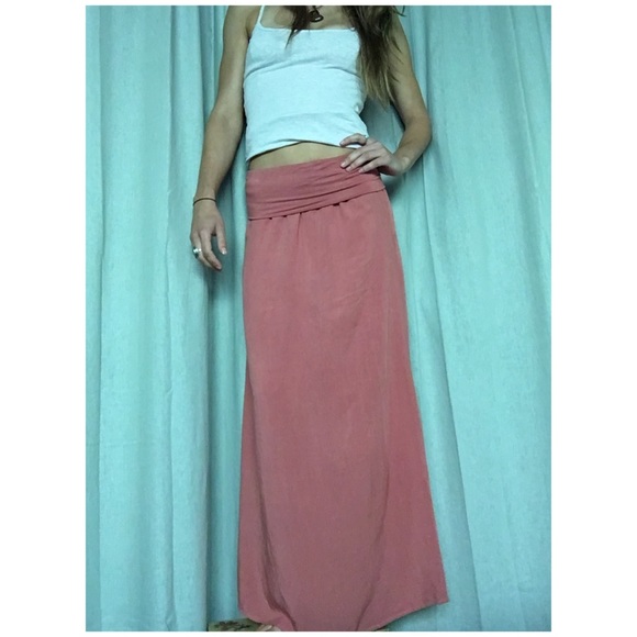 Coral Maxi Skirt