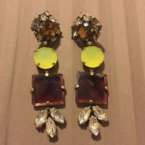 J. Crew statement earrings