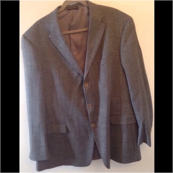 Tommy Hilfiger wool herringbone blazer 46/L