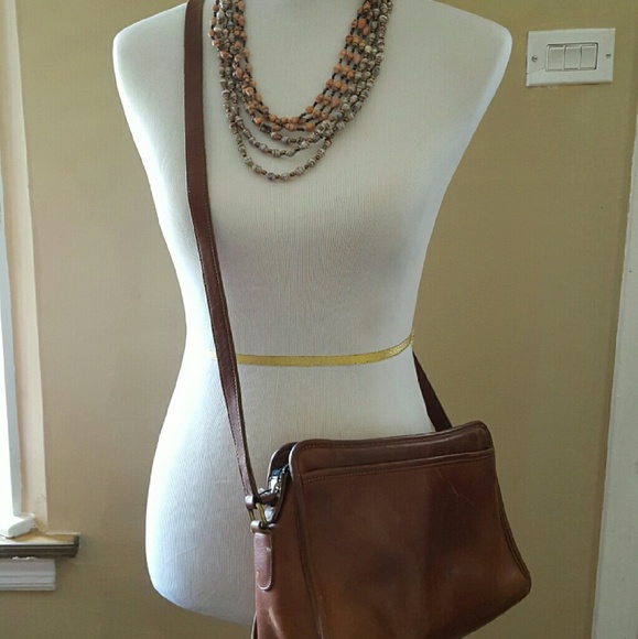 Brown Vintage Coach leather bag