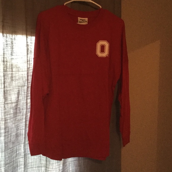 J America Ohio state scarlet long sleeve