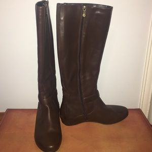 7.5 Leather tall brown waterproof Nordstrom boots