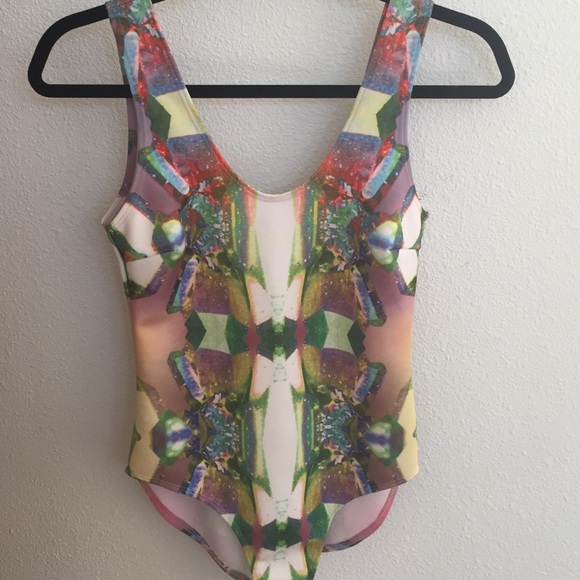 Nasty Gal Multicolor Bodysuit