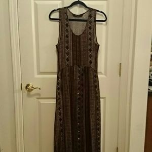 Knot Sisters print maxi dress