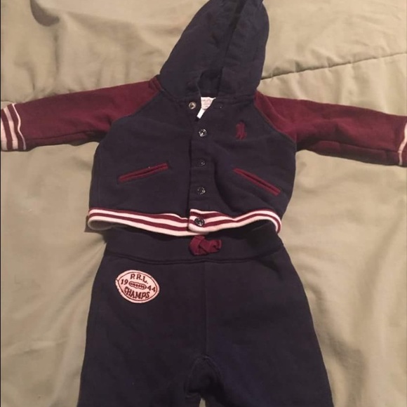 Polo Ralph Lauren boys 3 months sweat pants jacket